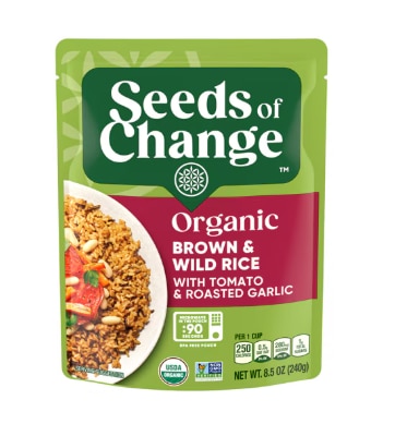Seeds of Change Organic Brown And Wild Rice Tomato & Roasted Garlic