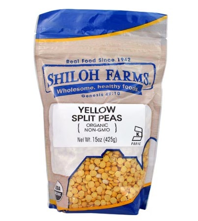 Shiloh Farms Organic Yellow Split Peas -- 15 oz