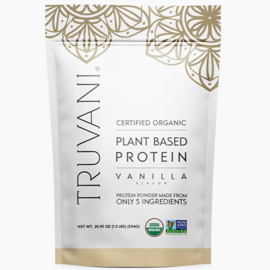 Truvani Organic Plant Based Protein Powder Vanilla