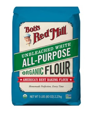 Bob's Red Mill Organic Unbleached White All Purpose Flour -- 5 lbs