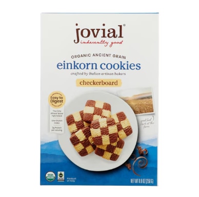 Jovial Organic Einkorn Cookies Checkerboard
