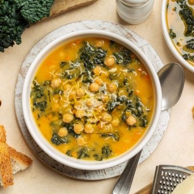 Kale Chickpea Soup