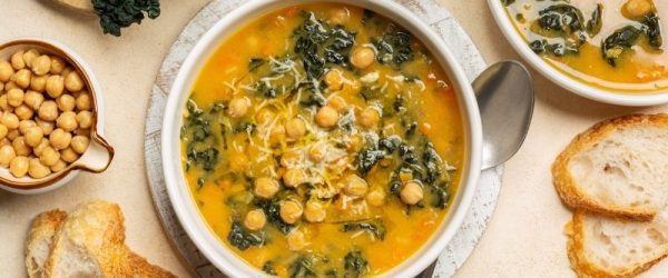 Kale Chickpea Soup