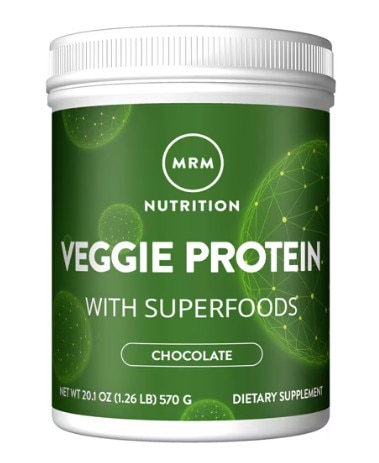 MRM Veggie Protein Powder Chocolate -- 20.1 oz