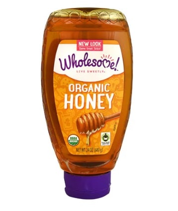 Wholesome Organic Honey -- 24 oz