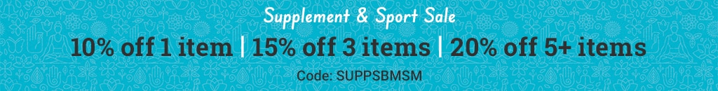 Up to 20% off supplements. Use code: SUPPSBMSM.