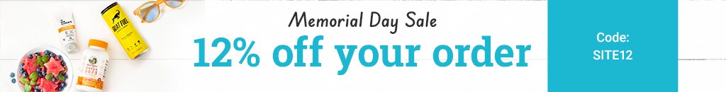 Memorial Day Sale: 12% off your order. Use code: SITE12.