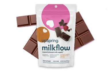 Upspring milk flow