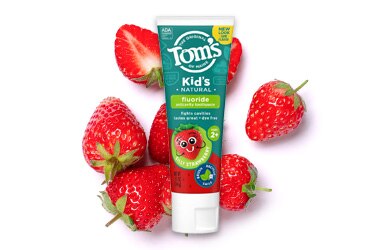 Tom's of Maine strawberry toothpaste