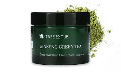 Tree to Tub ginseng green tea face cream