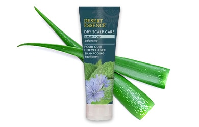 Participating items includes Desert Essence dry scalp care shampoo