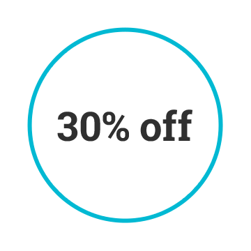 30% off icon