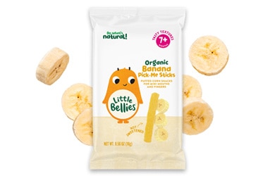 Little Bellies organic banana pick me sticks
