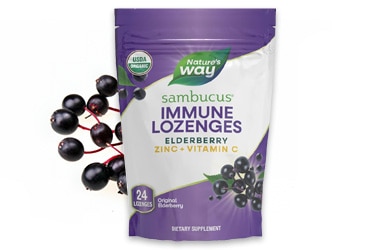 Nature's Way organic sambucus immune lozenges