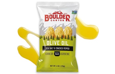 Boulder Canyon olive oil sea salt and cracked black pepper chips