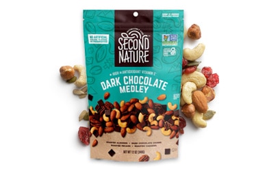 Participating items includes Second Nature dark chocolate medley