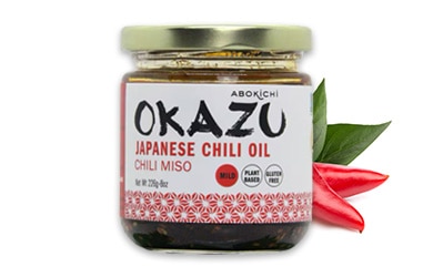 Participating items includes Abokichi japanese chile oil