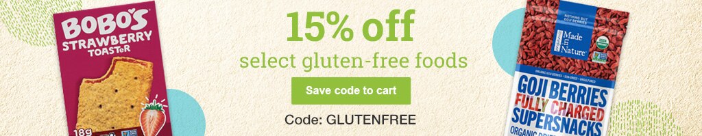 15% off select gluten-free foods