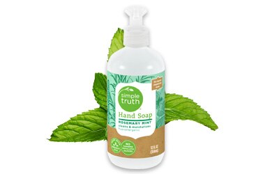 Simple Truth rosemary minth hand soap