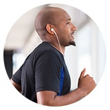 image of a man exercising