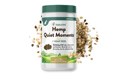 NaturVet hemp quiet moments