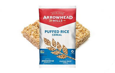 Arrowhead Mills puffed rice cereal