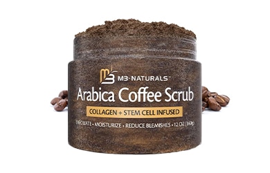 M3 Naturals arabica coffee scrub