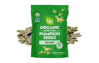 Go Raw organic sprouted pumpkin seeds