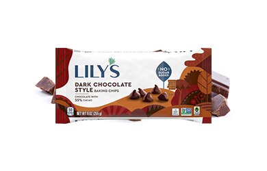 Lily's dark chocolate style baking chips