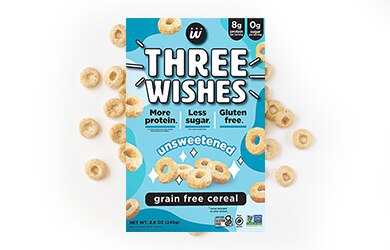 Three Wishes unsweetened grain free cereal