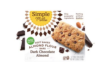 Simple Mills soft baked dark chocolate almond bars