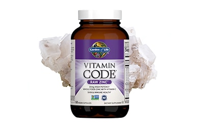 Garden of Life Vitamin Code raw zinc