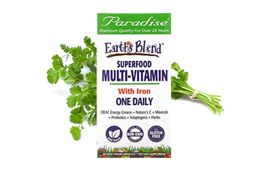 Paradise Herbs superfood multivitamin with iron one daily