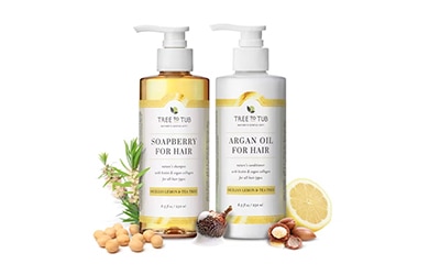 Tree to Tub soapberry and argan oil for hair
