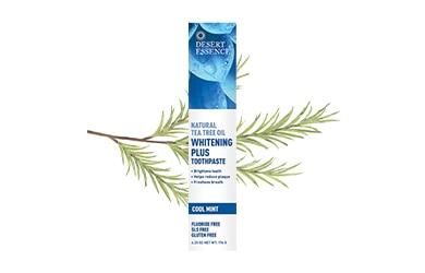 Desert Essence whitening plus toothpaste