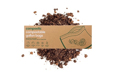 Compostic compostable gallon bags