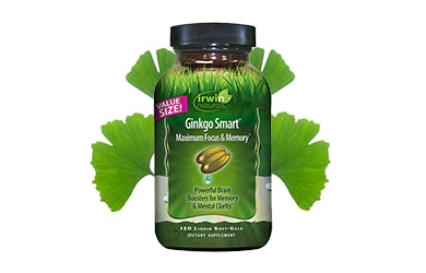 Participating items includes Irwin Naturals ginkgo smart