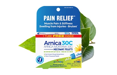 Participating items includes Boiron Arnica 30c pain relief