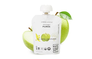 White Leaf baby food puree