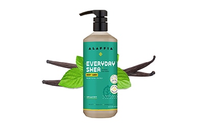 Participating items includes Alaffia everyday shea body wash