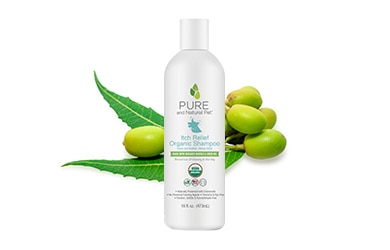 Pure and Natural Pet itch relief organic pet shampoo