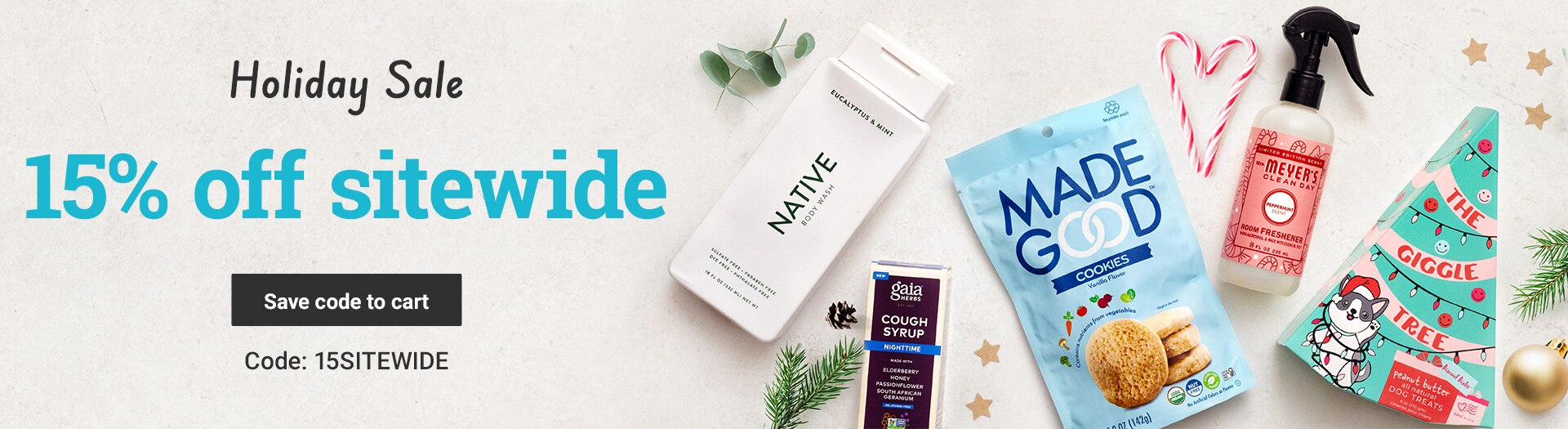 15% off your order Code: 15SITEWIDE. Save code to cart.