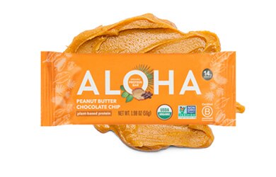 Aloha peanut butter chocolate chip bar