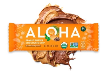 Participating items includes Aloha peanut butter chocolate chip bar