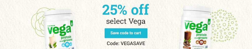 25% off select Vega. Save code to cart. Code: VEGASAVE.