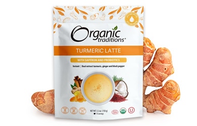 Organic Traditions turmeric latte