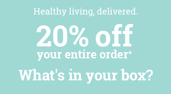 20% off your entire order*