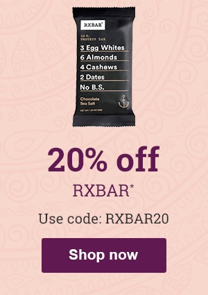 20% off RXBAR - use code RXBAR20*