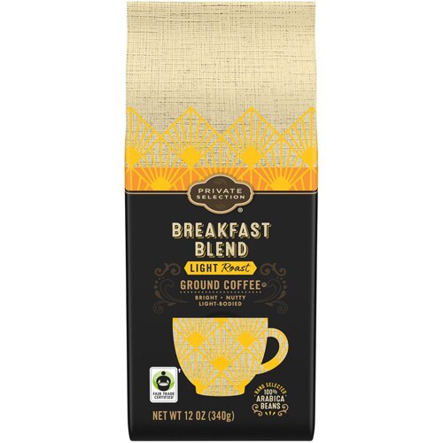 Private Selection Breakfast Blend Light Roast Ground Coffee 12 oz