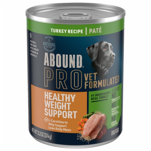 Abound Pro Wet Dog Food Vet Formulated Healthy Weight Support Turkey Recipe 13.2 oz